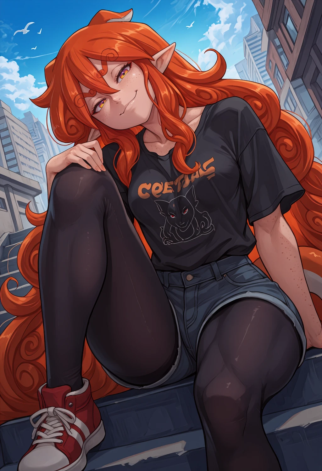 Stable Diffusion image: 1girl, solo - by Manityro