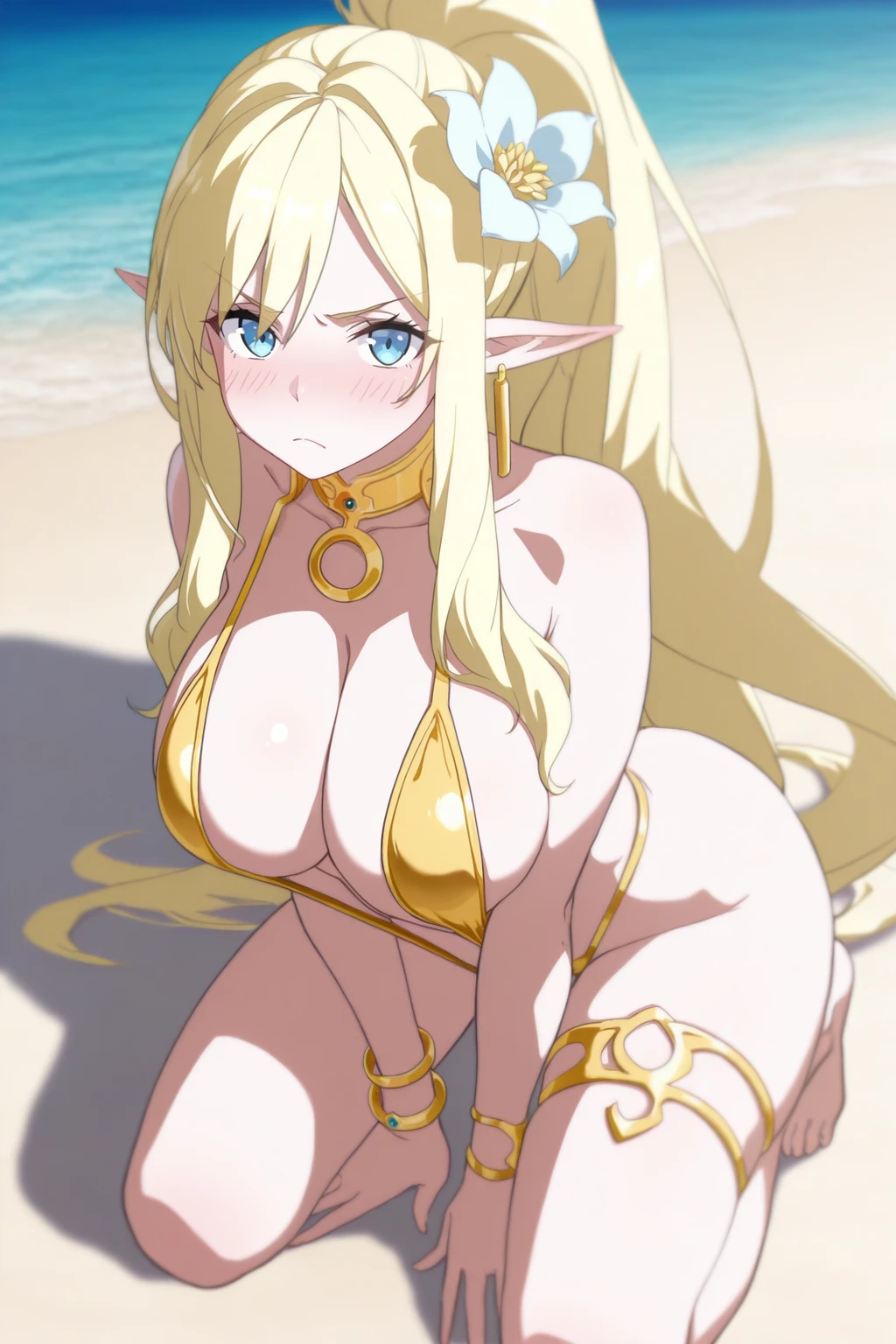 Stable Diffusion image: 1girl, solo - by novowels