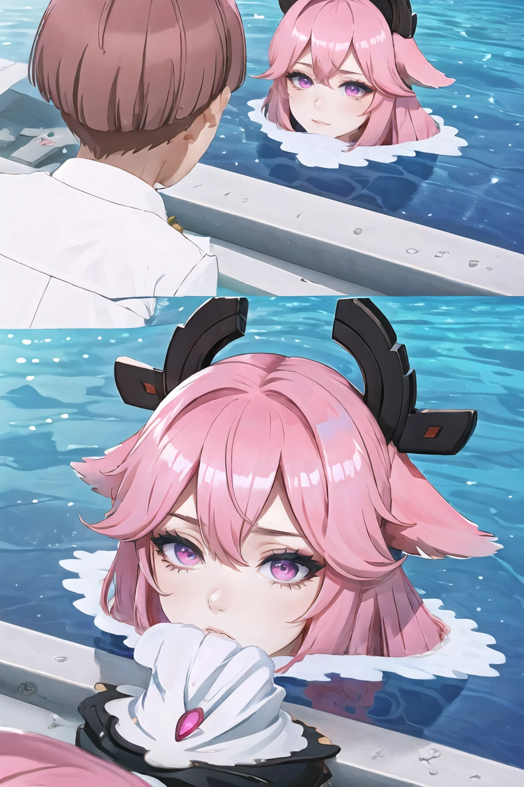 Senpai of the Pool. What is your Wisdom Meme | Concept LoRA - by FallenIncursio