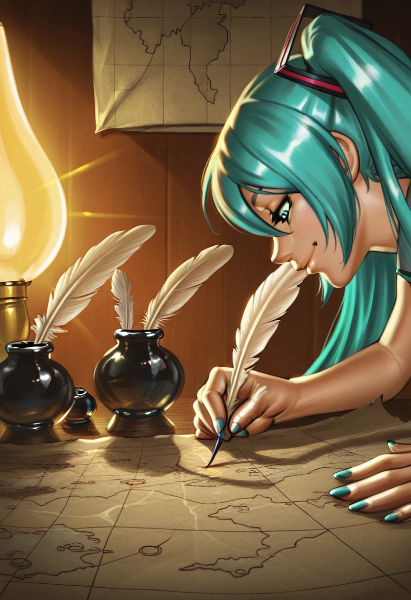 Pirate Writing Peak Fiction | Meme Pose Concept | IllustriousXL and NoobAI - by androidxl