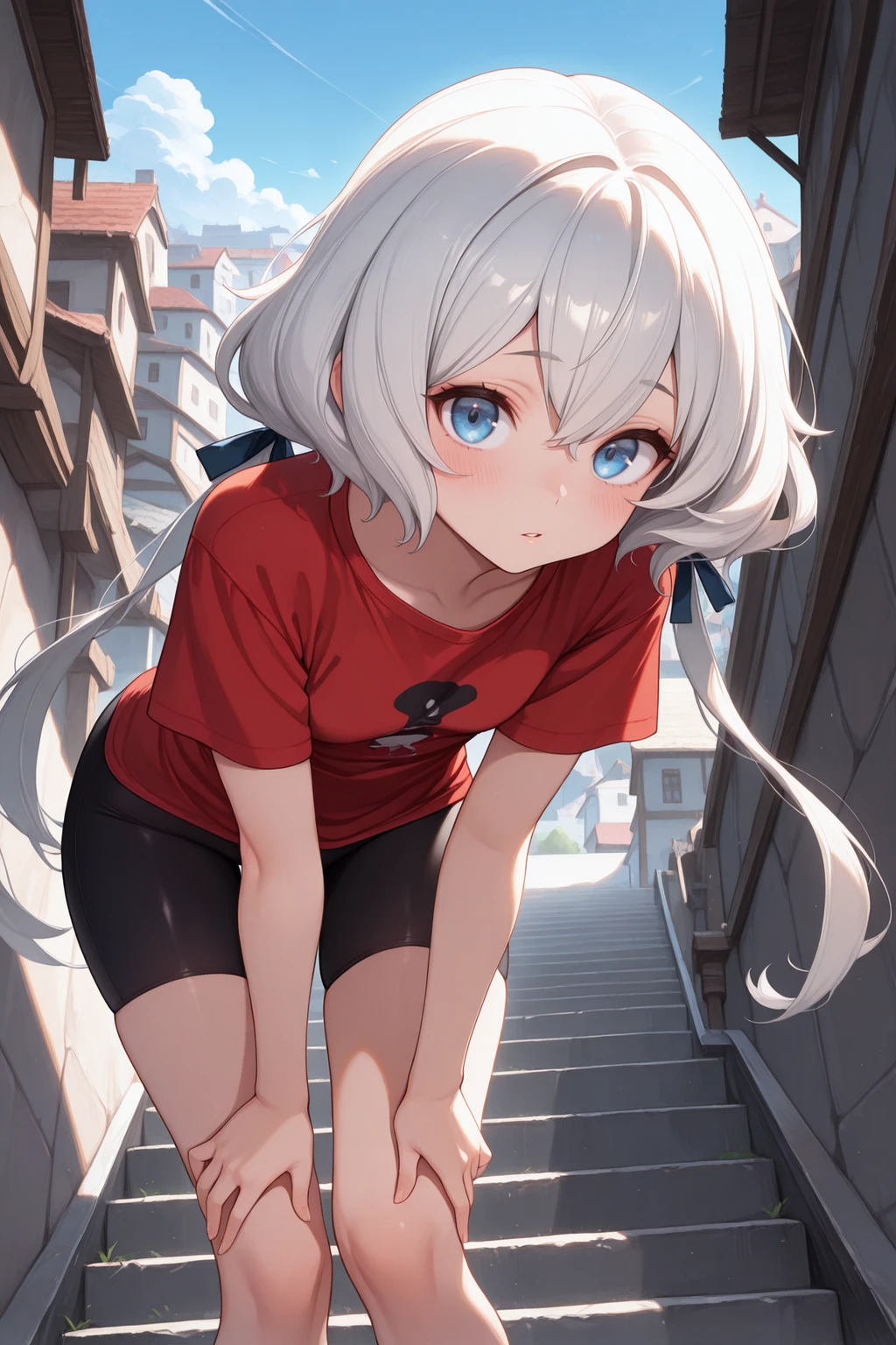 Stable Diffusion image: 1girl, solo - by novowels