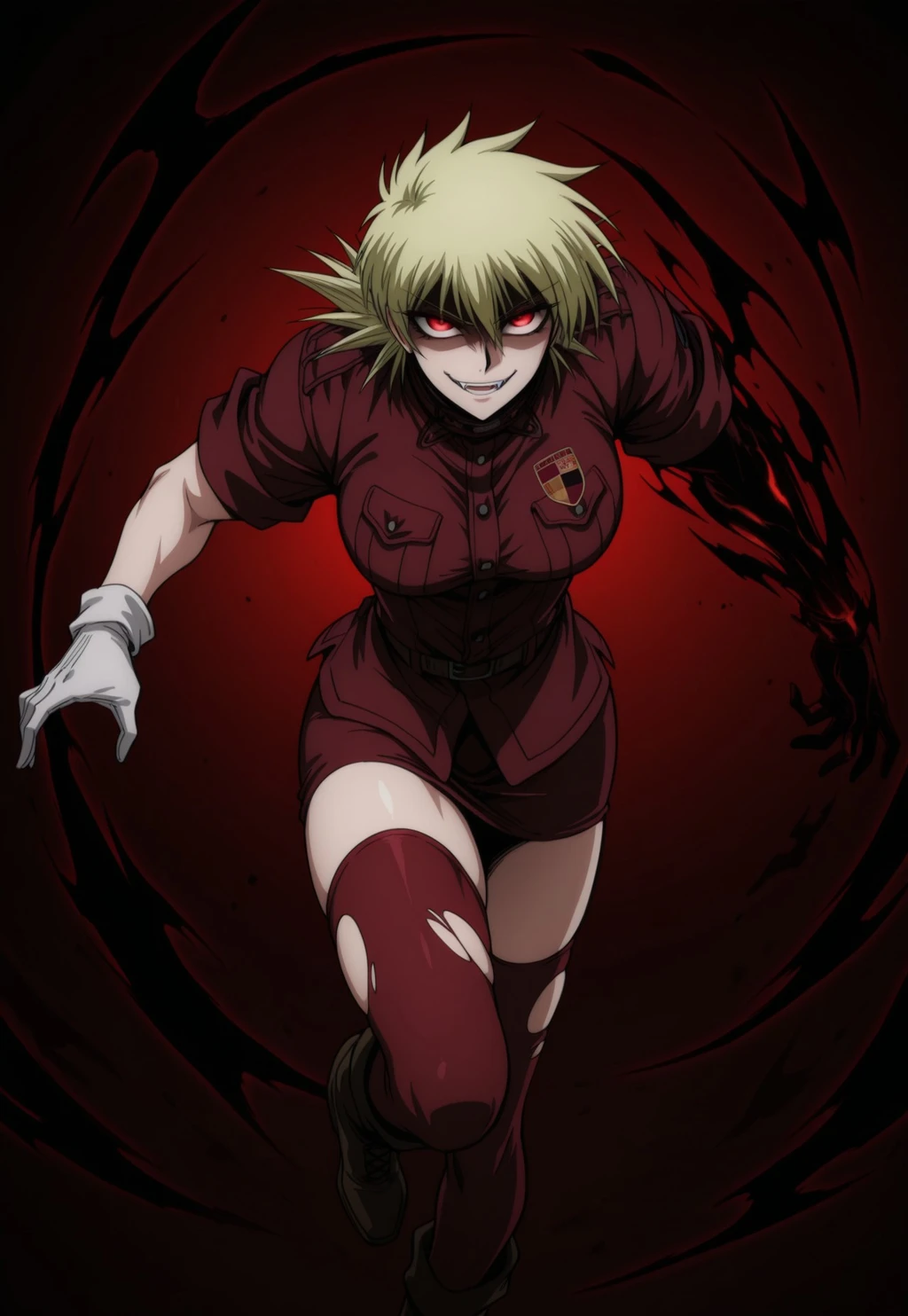Seras Victoria (4 Outfits) - Hellsing [Pony/IL] - by Xeranah