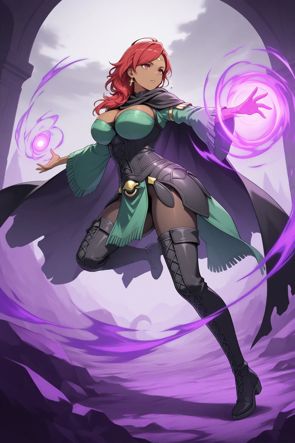 Stable Diffusion image: 1girl, solo - by novowels