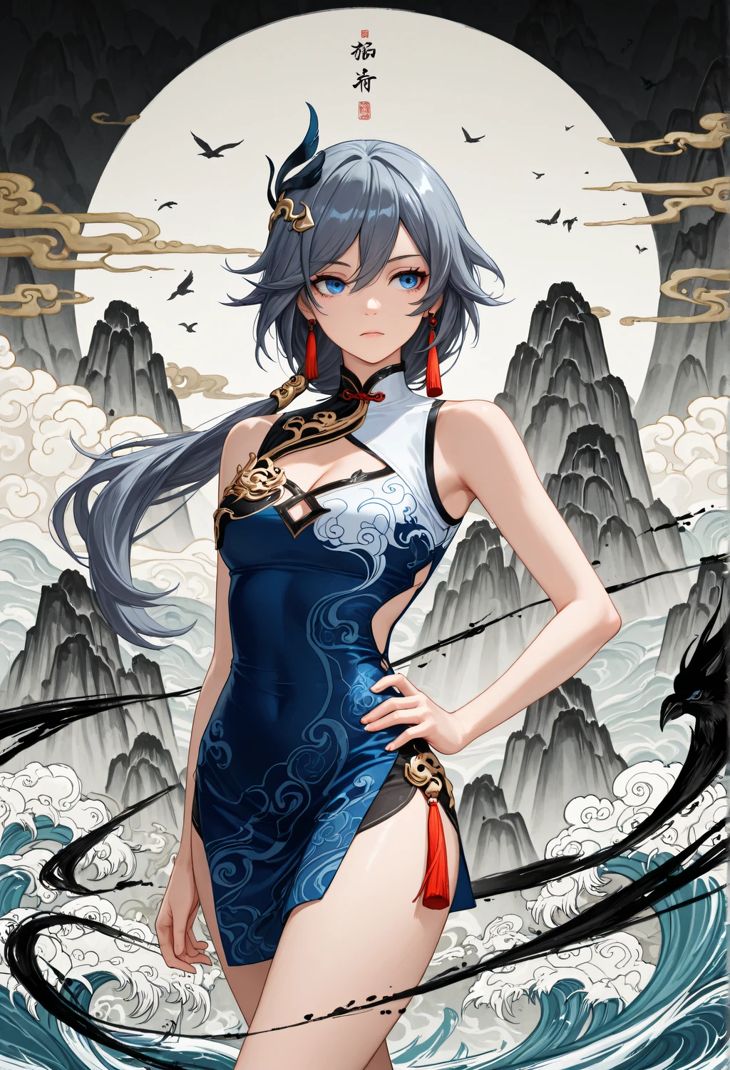 Stable Diffusion image: 1girl, solo - by Garbo