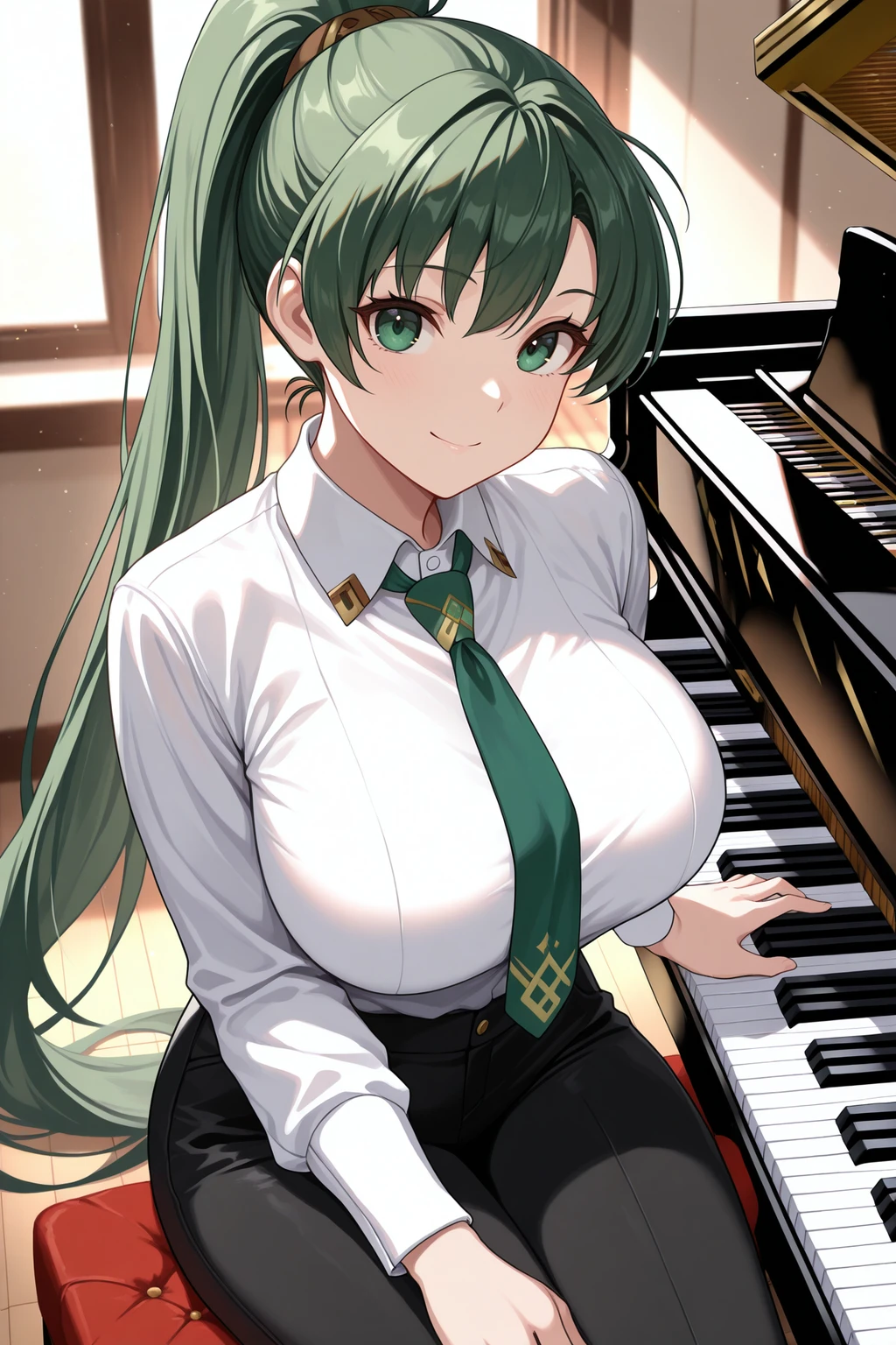 Stable Diffusion image: 1girl, solo - by novowels