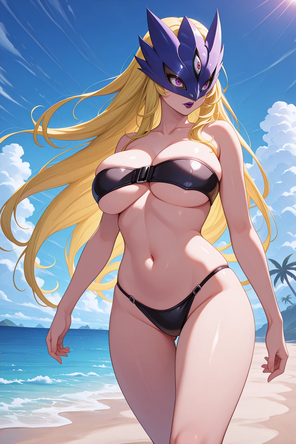 Stable Diffusion image: 1girl, solo - by novowels