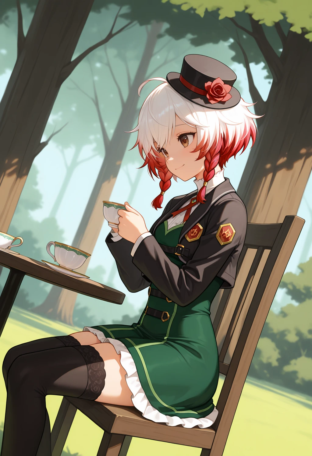 Stable Diffusion image: 1girl, solo - by ChameleonAI