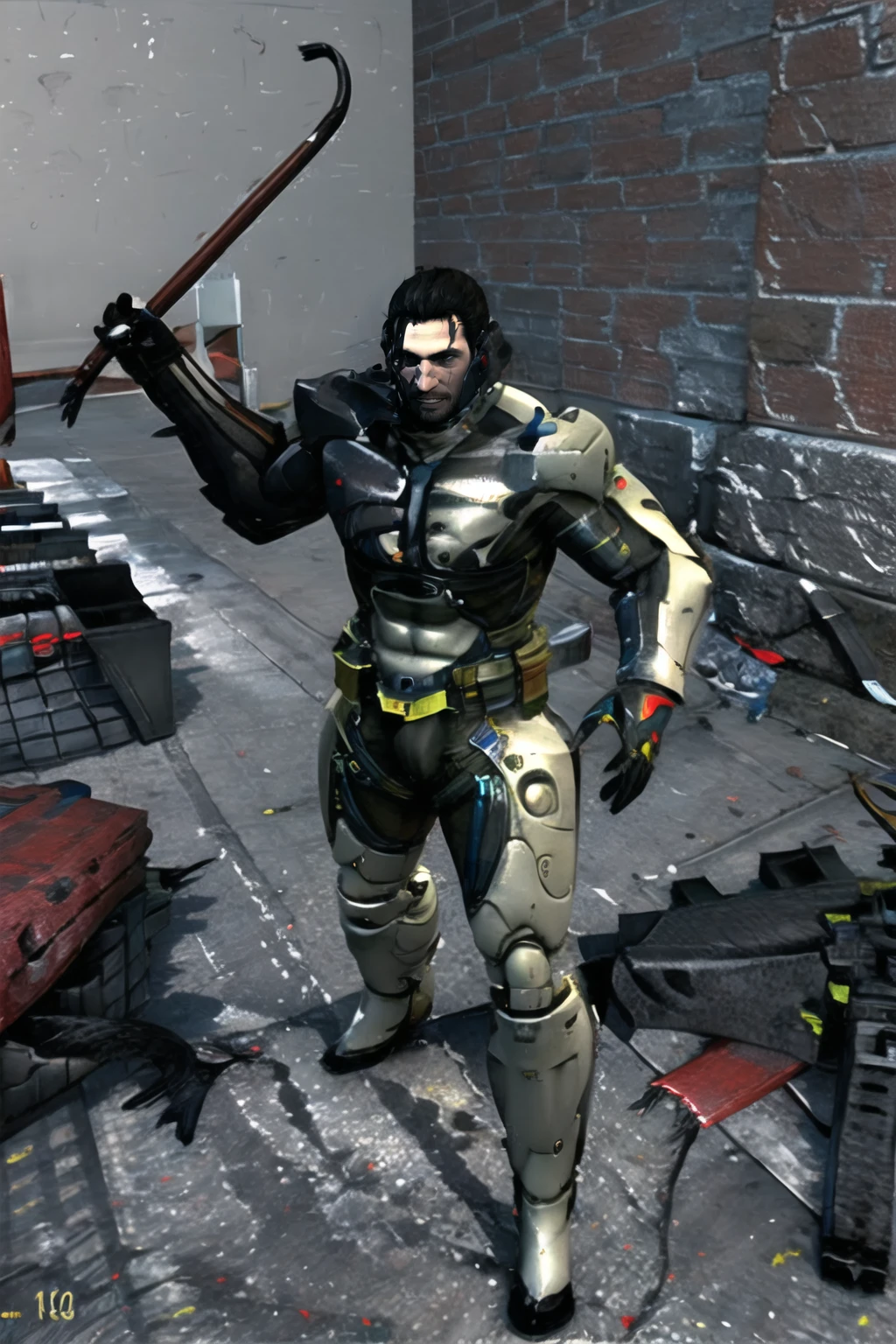 Stable Diffusion image: solo, looking at viewer - by FallenIncursio