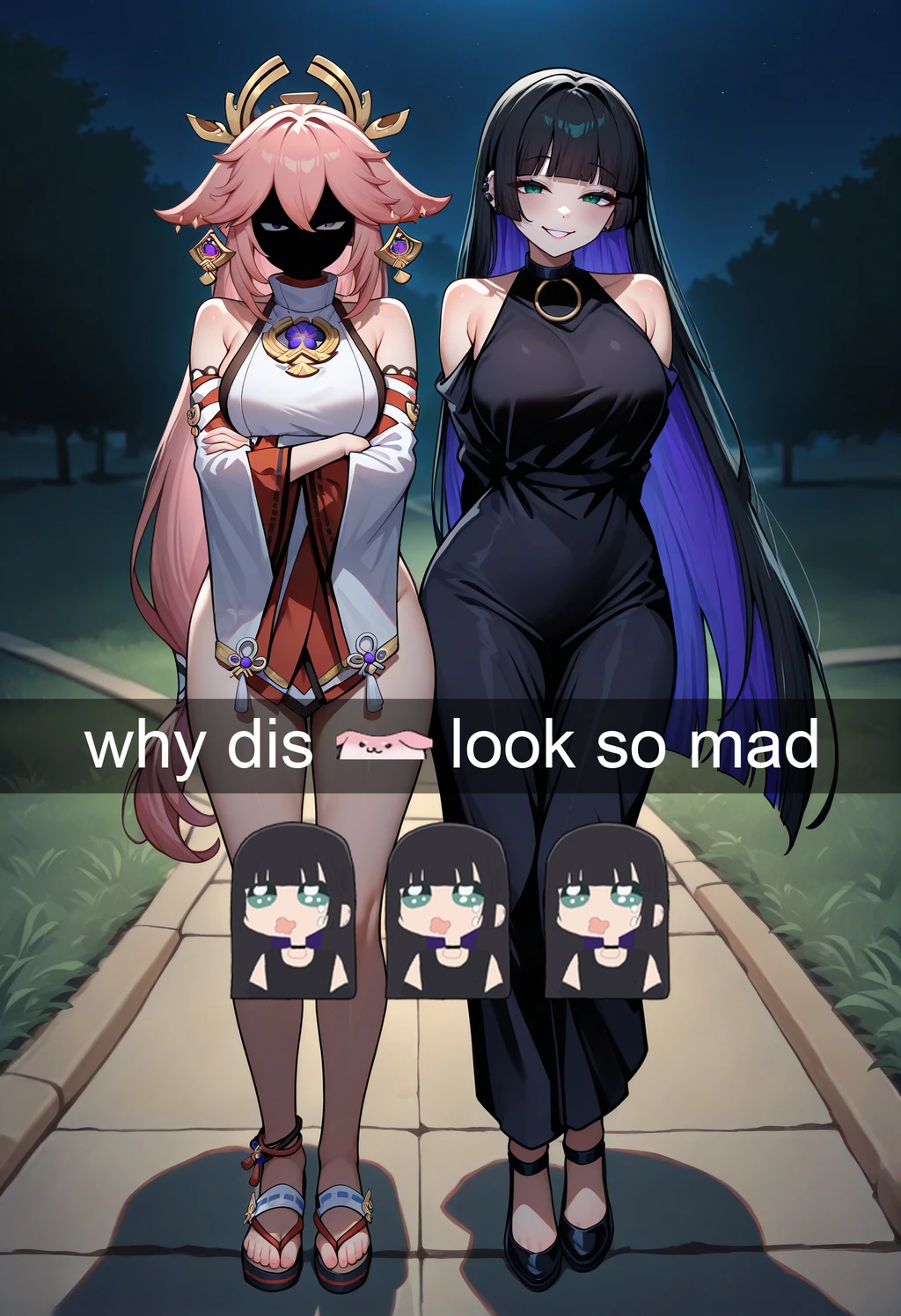 Why Dis Ninja Look So Mad Meme | Concept LoRA IllustriousXL - by FallenIncursio