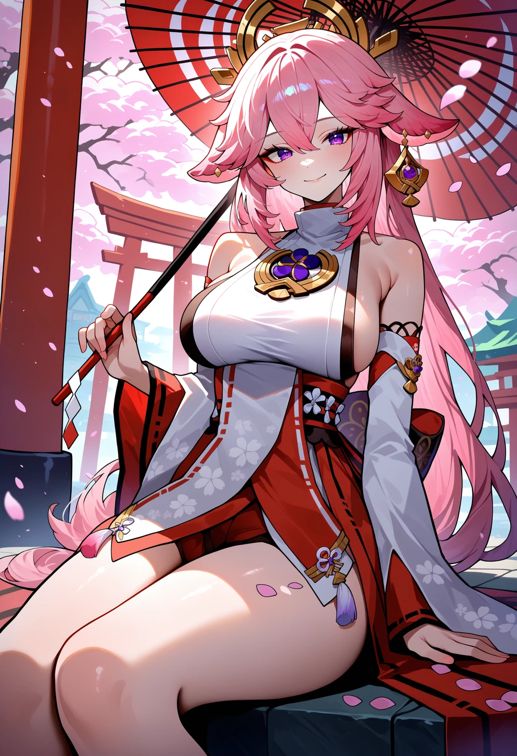 Yae Miko | 8+ Outfits | Character LoRA IllustriousXL / NoobAI eps 1.1 - by FallenIncursio