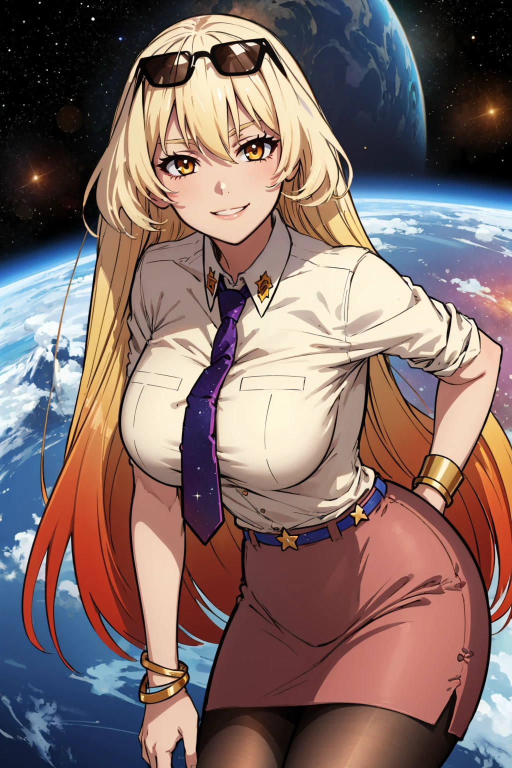 Sun-sensei (Earth-chan OC) LoRA - by novowels