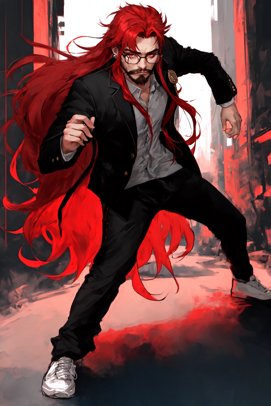 Stable Diffusion image: solo, long hair - by ktiseos_nyx