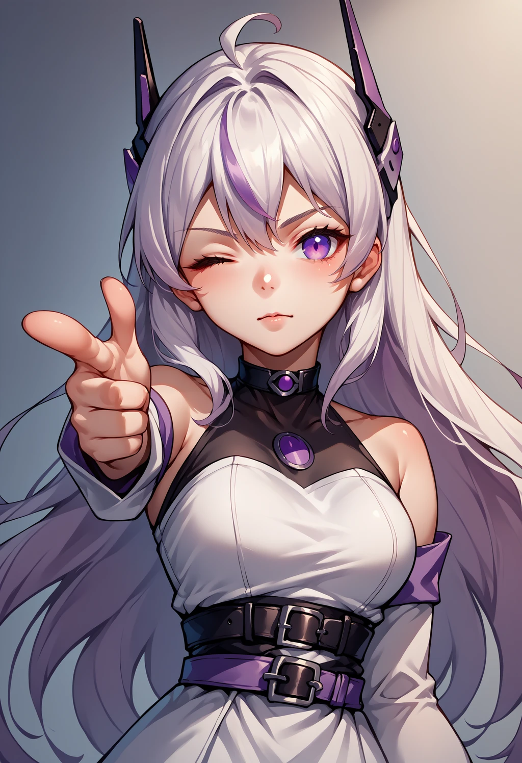 Finger gun (Pointing at Viewer) | Concept / Pose LoRA XL - by FallenIncursio