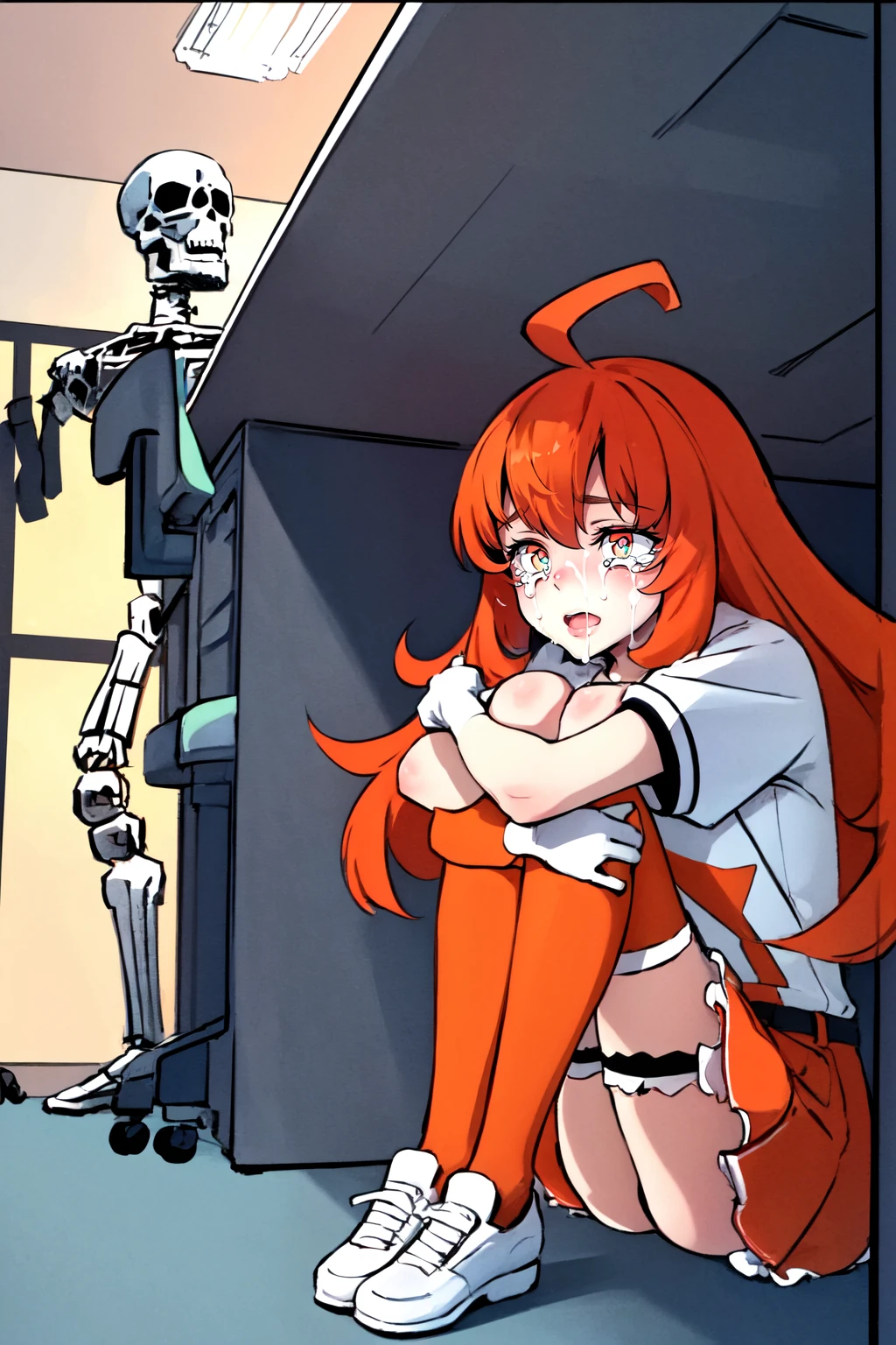 Hiding From Terminator Meme | Concept LoRA - by FallenIncursio