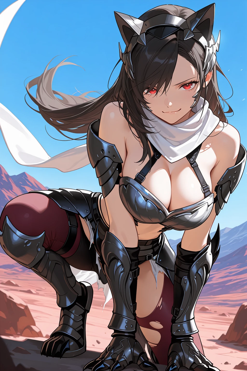 Stable Diffusion image: 1girl, solo - by novowels