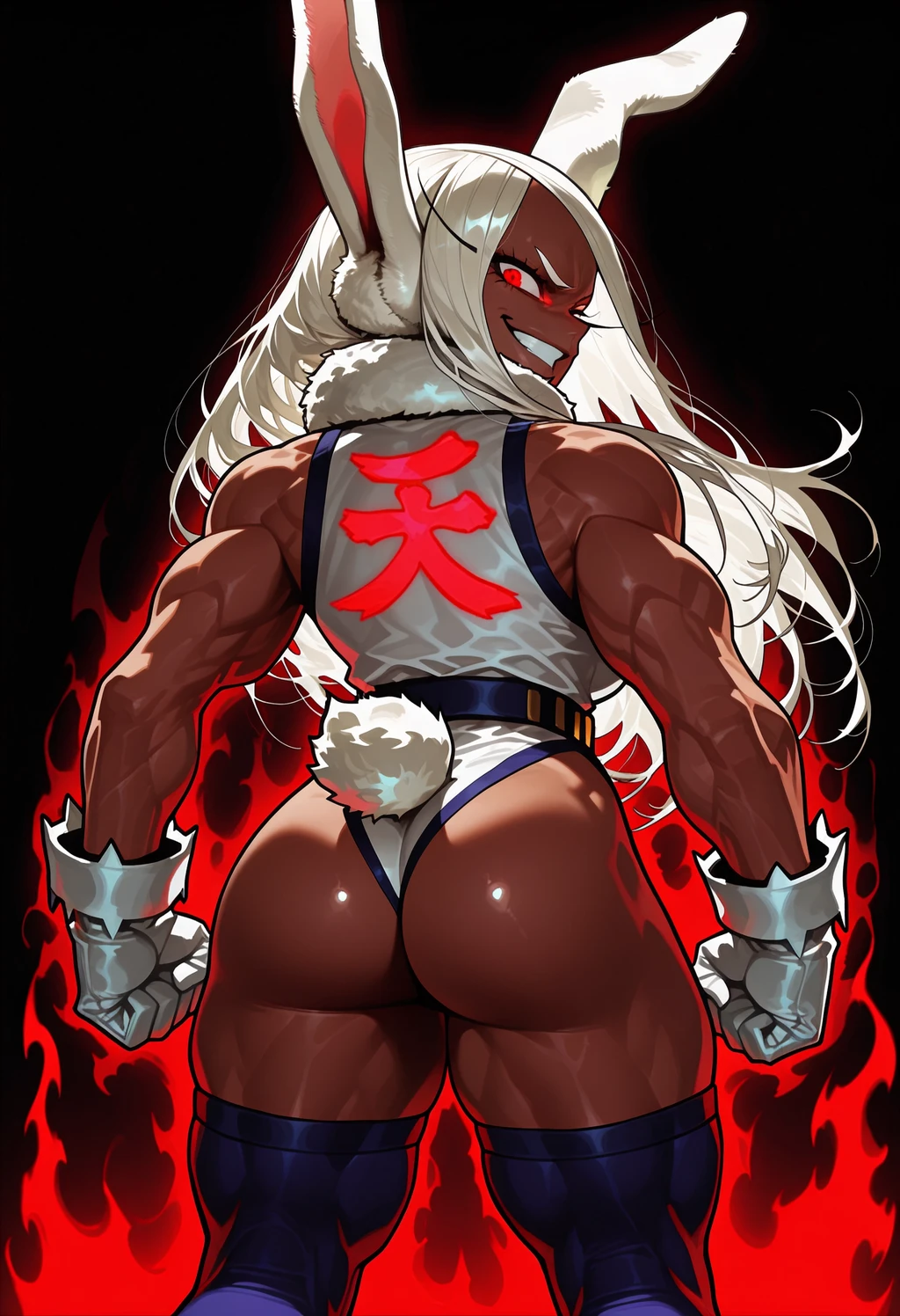 Akuma Raging Demon Back Pose Concept - by Infamous__Fish