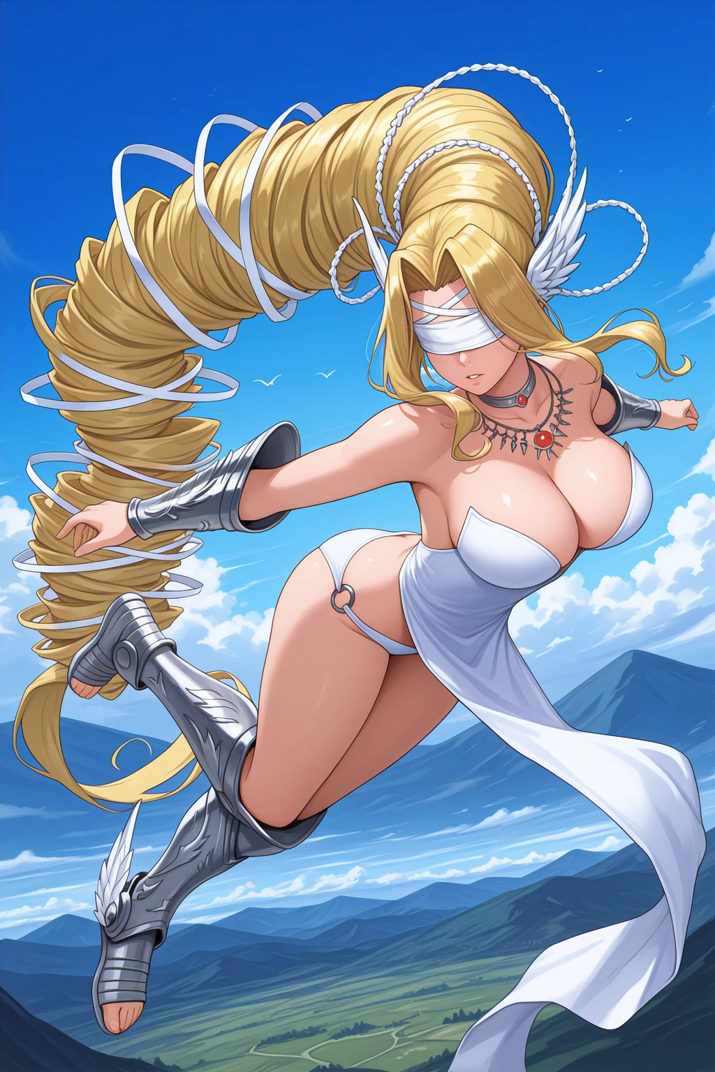 Stable Diffusion image: 1girl, solo - by novowels