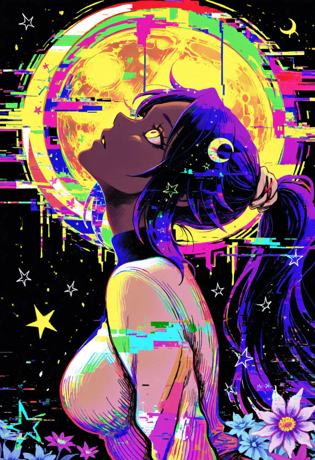 Stable Diffusion image: 1girl, solo - by ChameleonAI