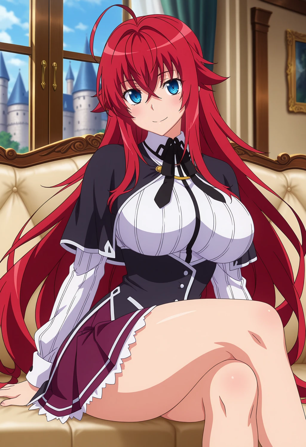 Rias Gremory | Illustrious | Highschool DxD: HERO - by LittleJelly