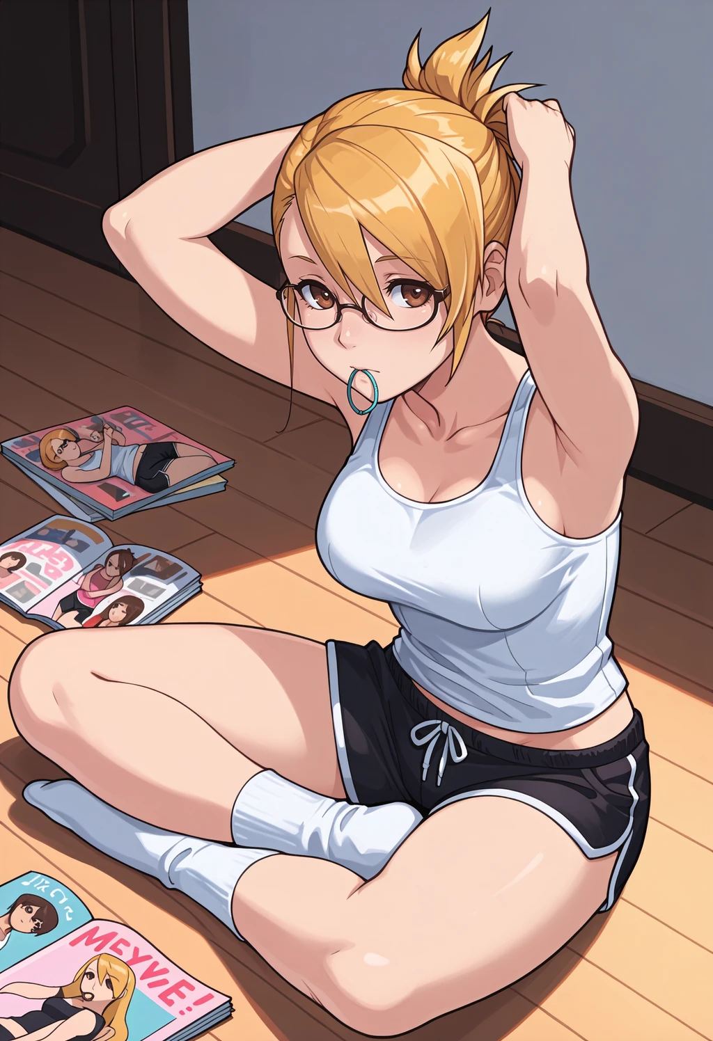 Stable Diffusion image: 1girl, solo - by bsinky