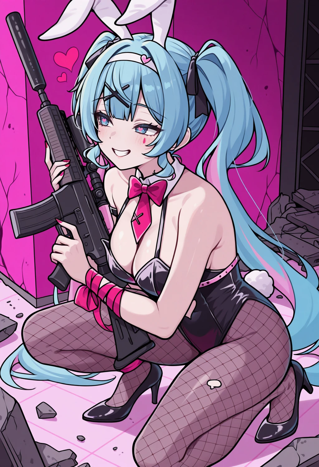 Stable Diffusion image: 1girl, solo - by ChameleonAI