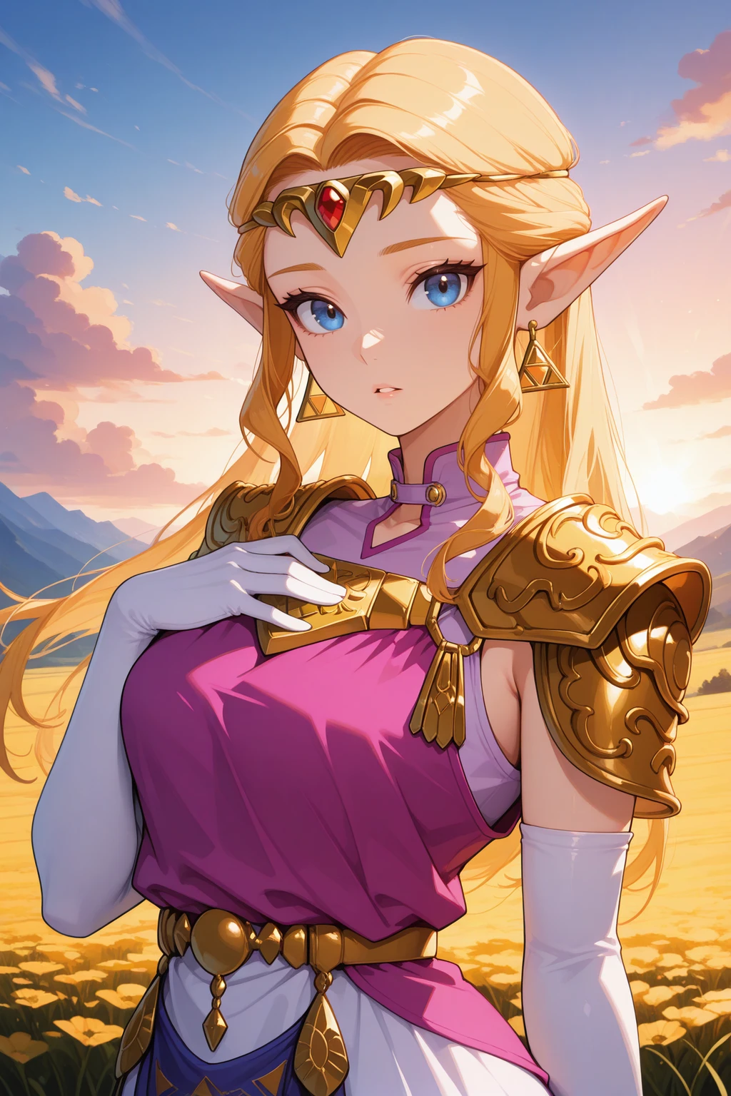 Princess Zelda/ゼルダ姫 (The Legend of Zelda: Ocarina of Time) SDXL LoRA [Illustrious] - by novowels