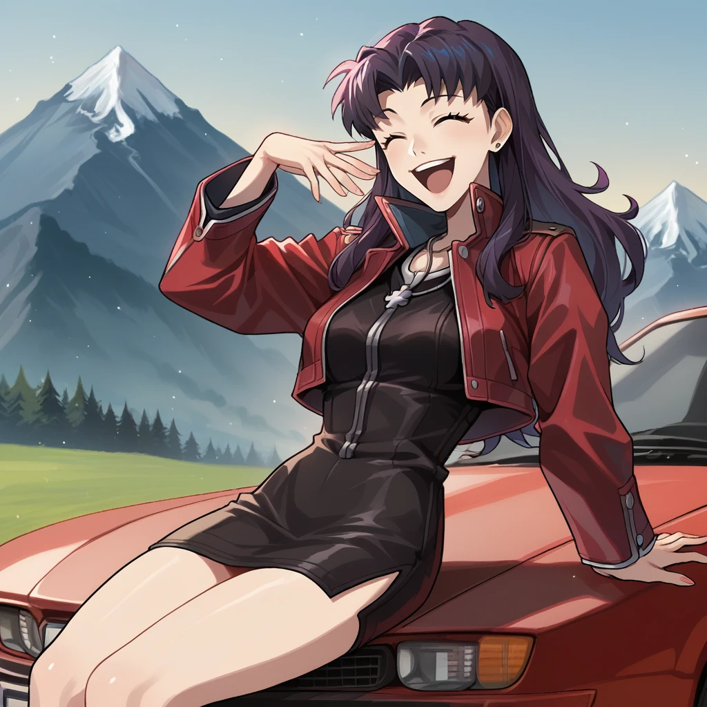 Sitting On Car - Pony - by Navedaxu