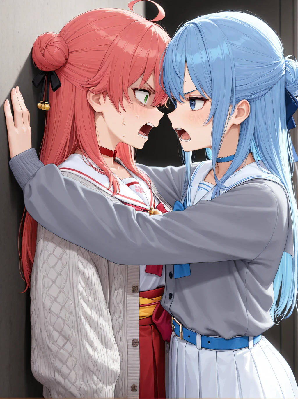 Stable Diffusion image: long hair, blue hair - by Garbo