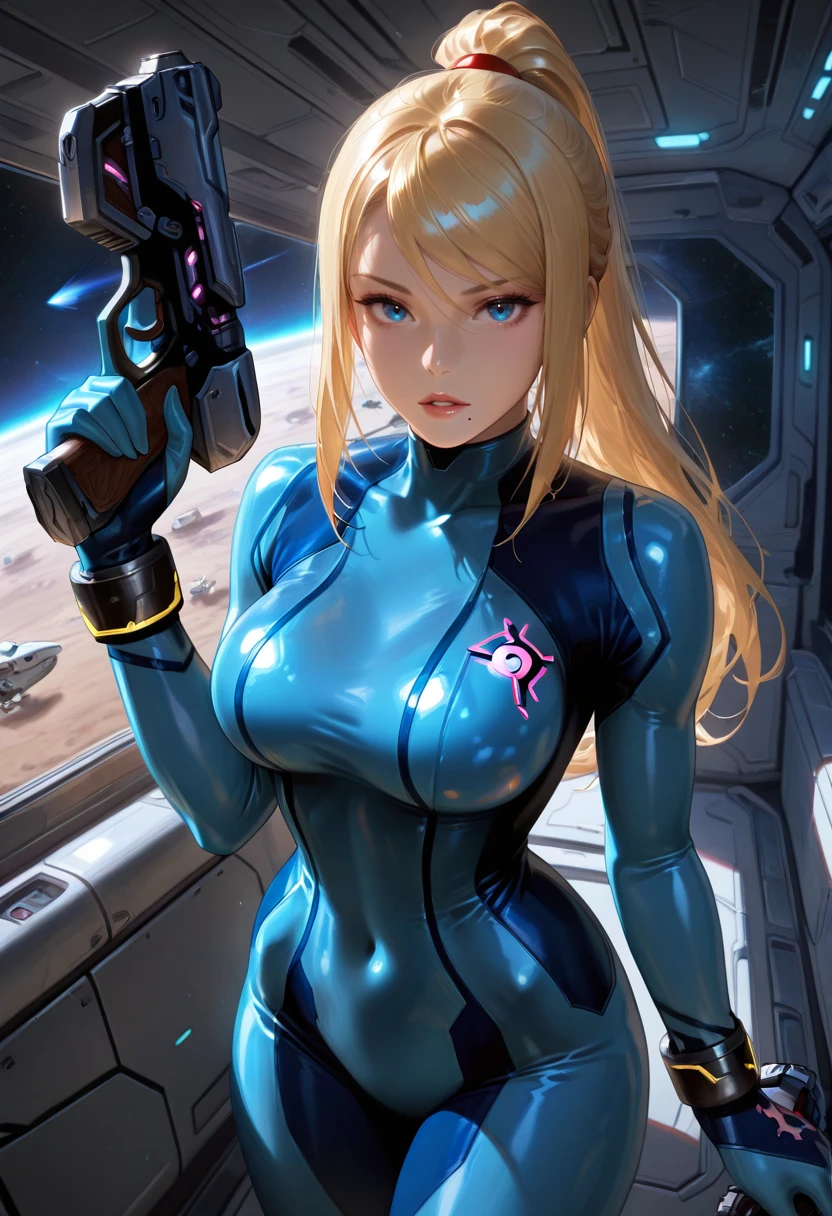 SSB4 Zero Suit Samus l IllustriousXL - by Lamancha5002
