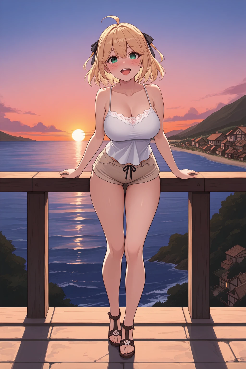 Stable Diffusion image: 1girl, solo - by novowels