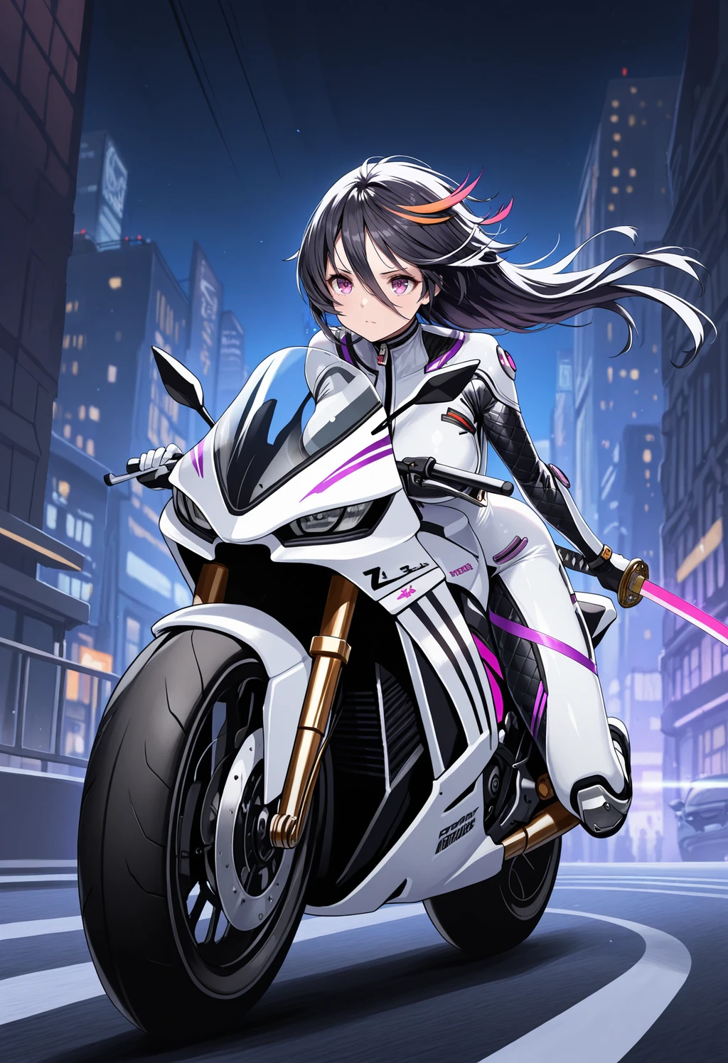 Stable Diffusion image: 1girl, solo - by IndolentCat