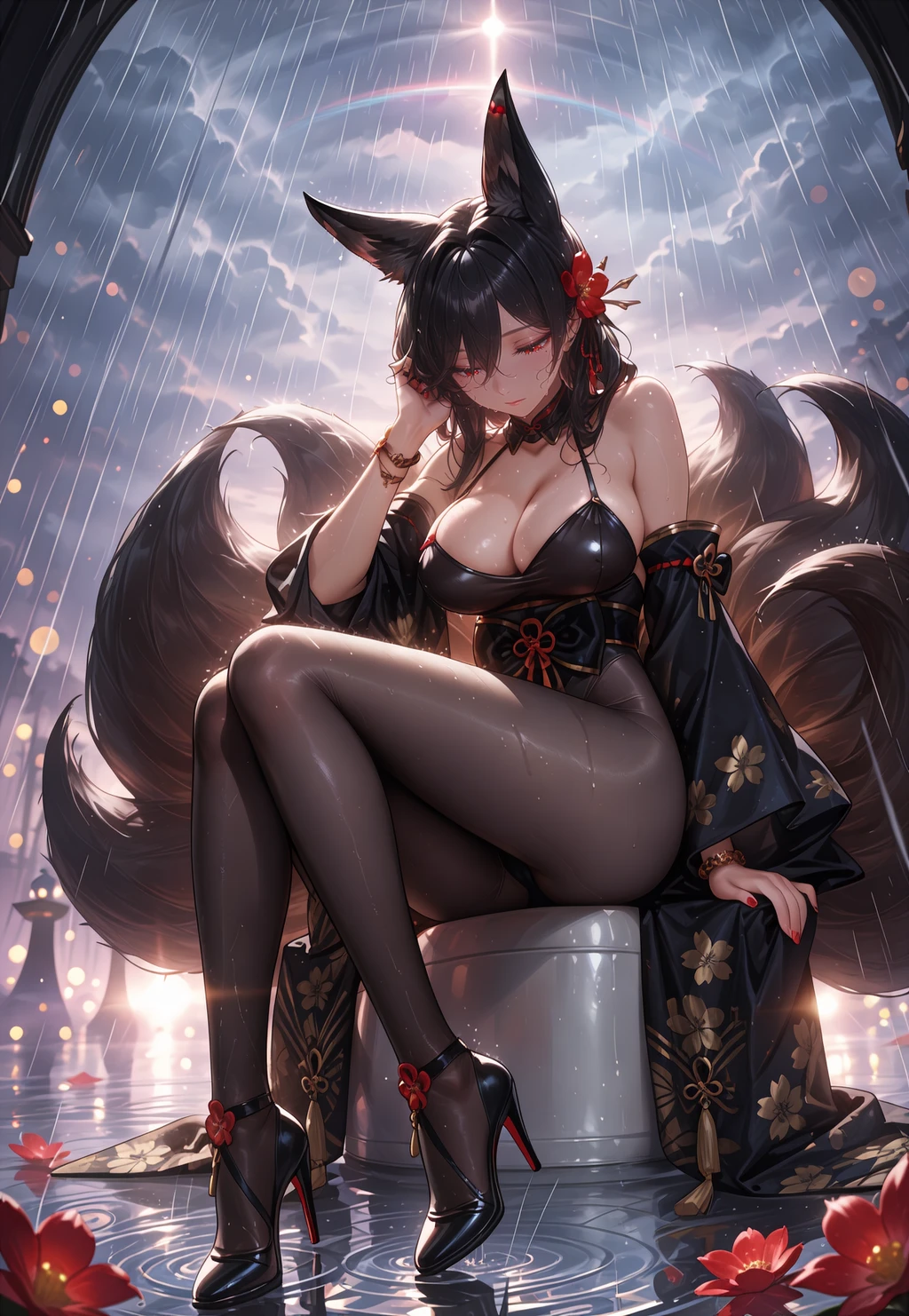 Stable Diffusion image: 1girl, solo - by Tyberzandari