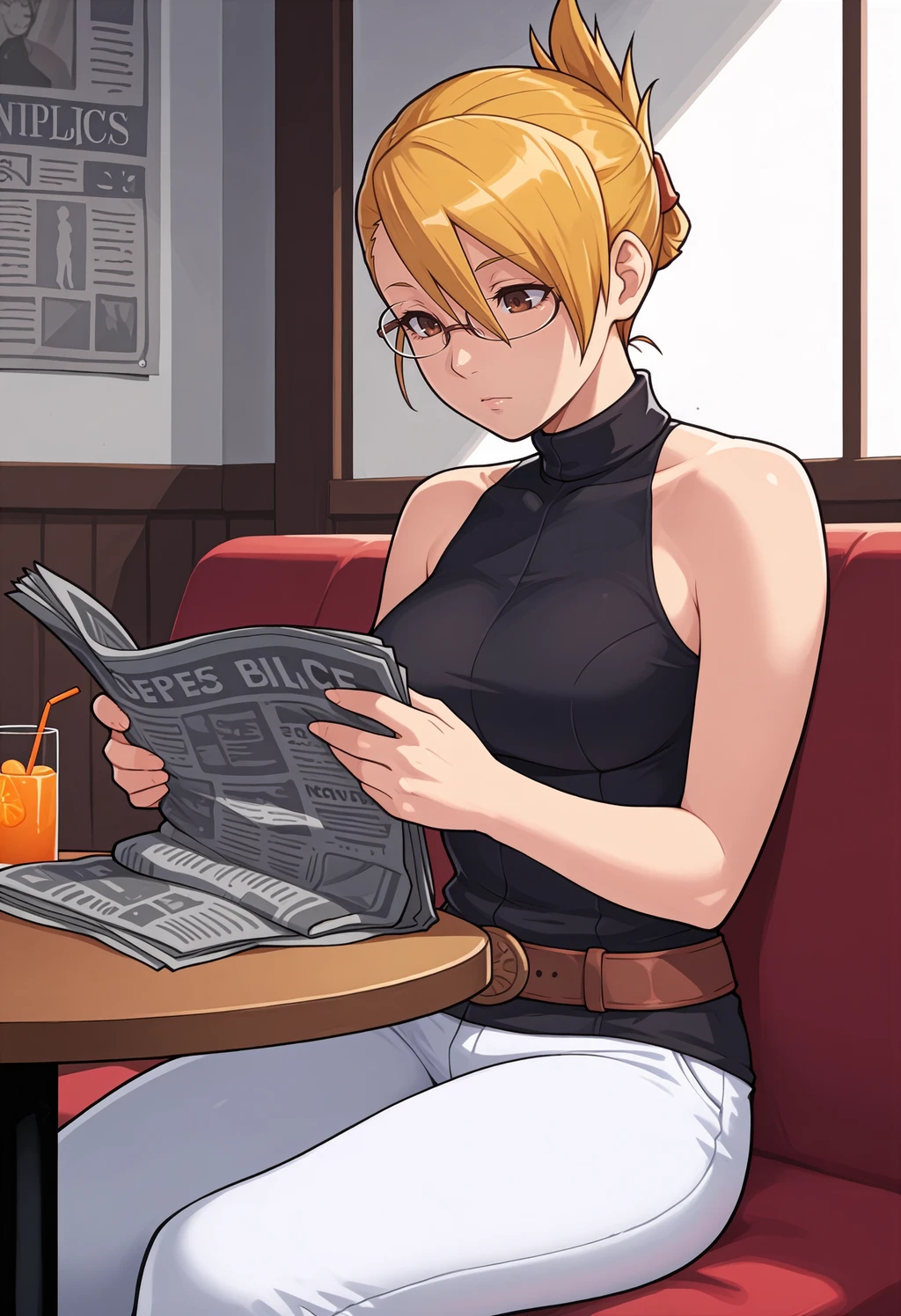 Stable Diffusion image: 1girl, solo - by bsinky