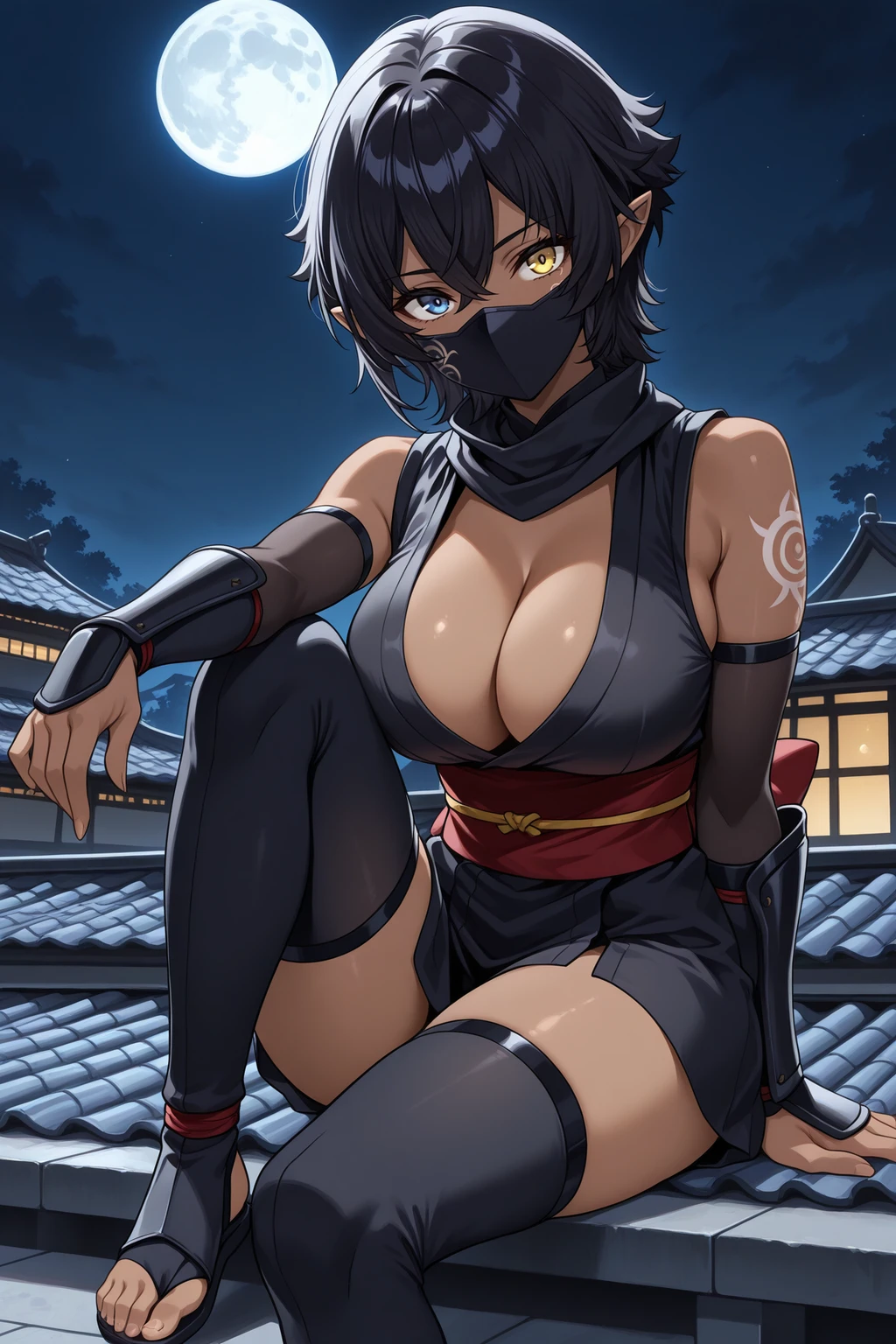 Stable Diffusion image: 1girl, solo - by novowels