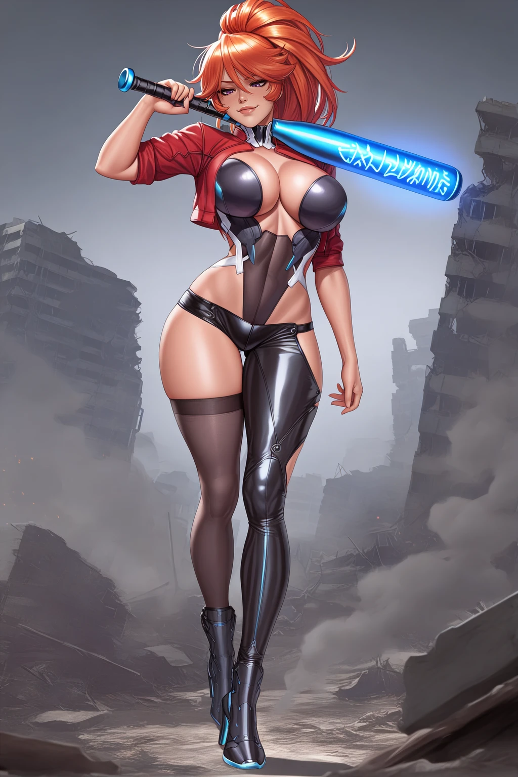 Stable Diffusion image: 1girl, solo - by novowels