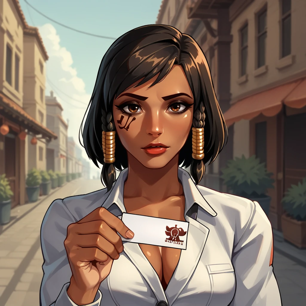 Holding Card - by Navedaxu