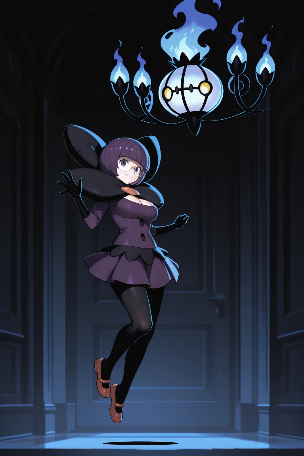 Stable Diffusion image: 1girl, breasts - by novowels