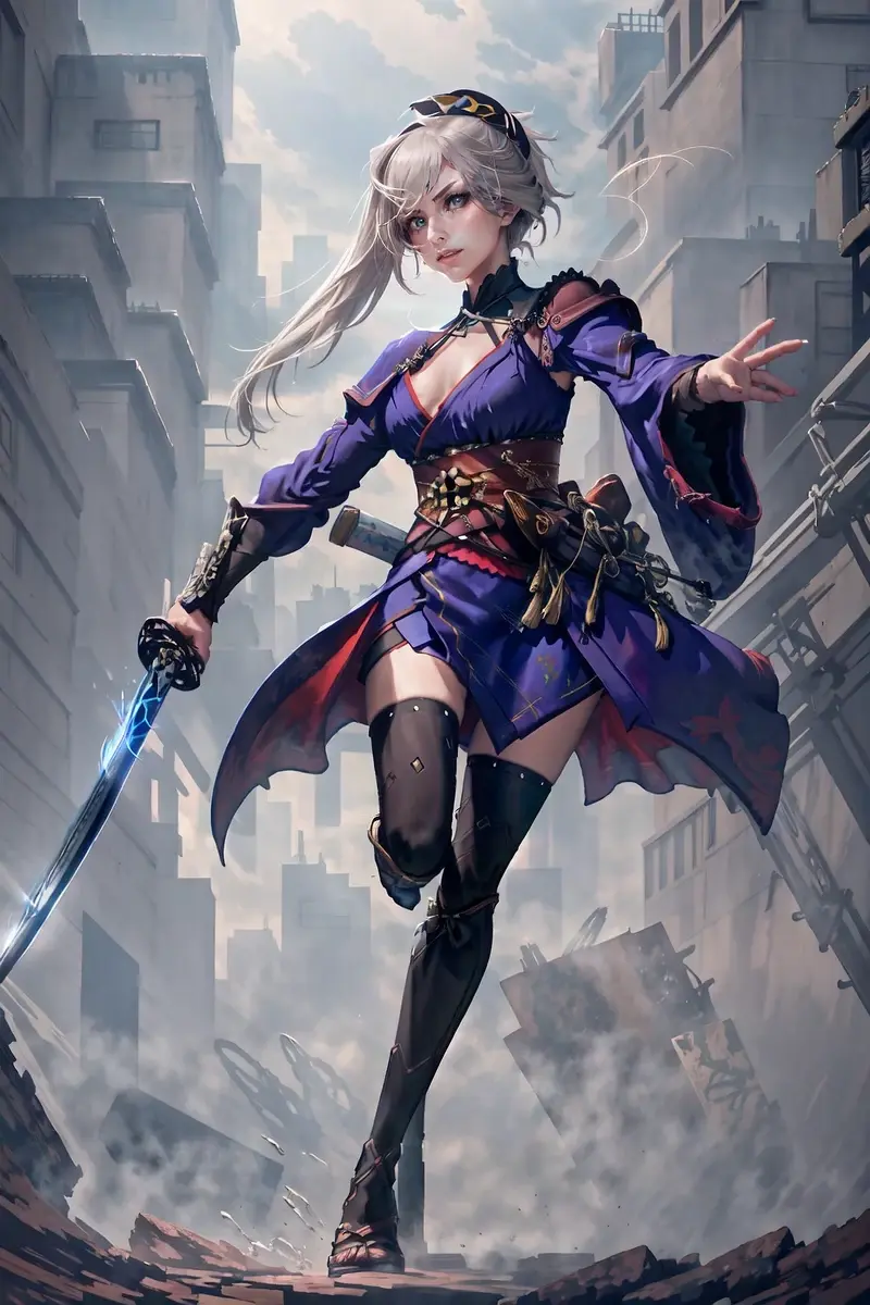 AI video #1372 by FallenIncursio: yae miko, 1girl - by FallenIncursio