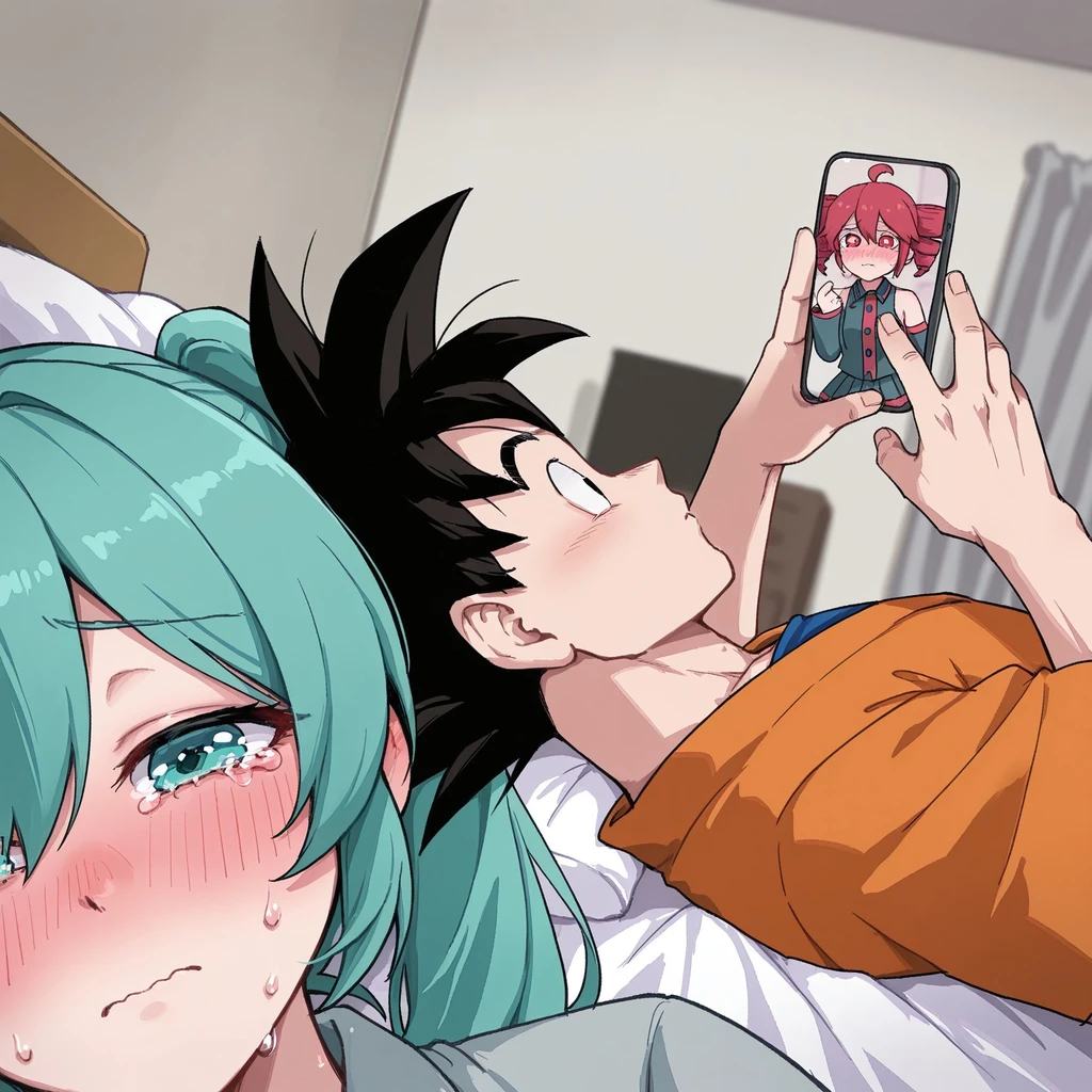 Sad Dog Staring While Owner Looks at Another Dog | Meme Pose Concept | IllustriousXL and NoobAI - by androidxl