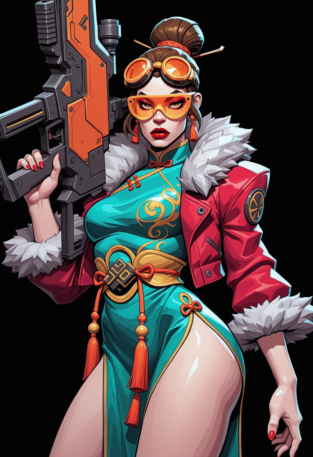 Stable Diffusion image: 1girl, solo - by ktiseos_nyx