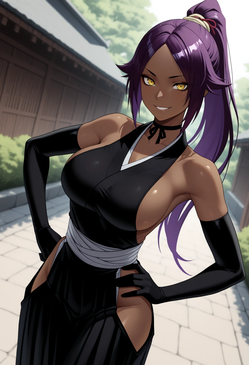 Stable Diffusion image: 1girl, solo - by ChameleonAI