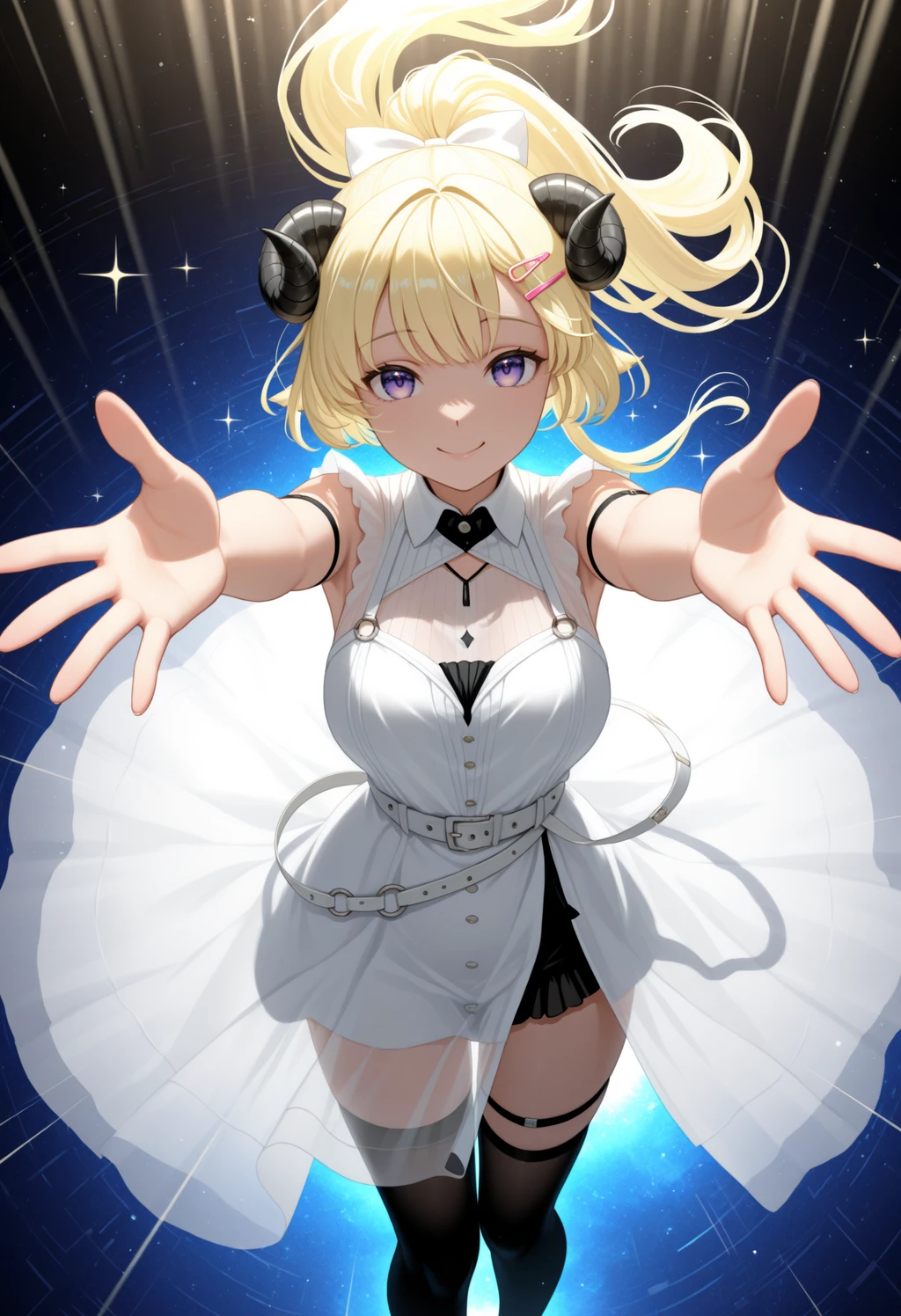 Stable Diffusion image: 1girl, solo - by ChameleonAI