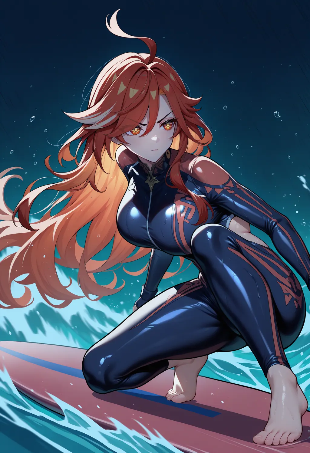 Stable Diffusion image: 1girl, solo - by FallenIncursio