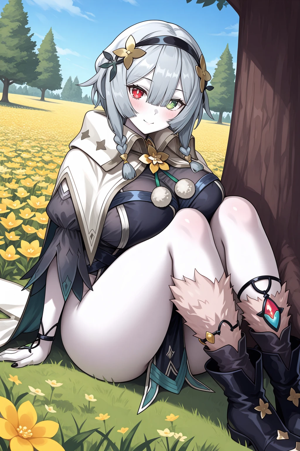 Stable Diffusion image: 1girl, solo - by novowels