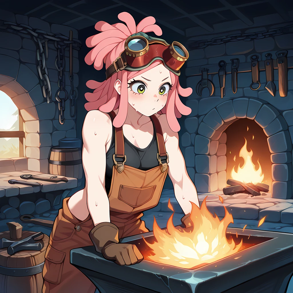 Blacksmith Forge - Illustrious - by Navedaxu