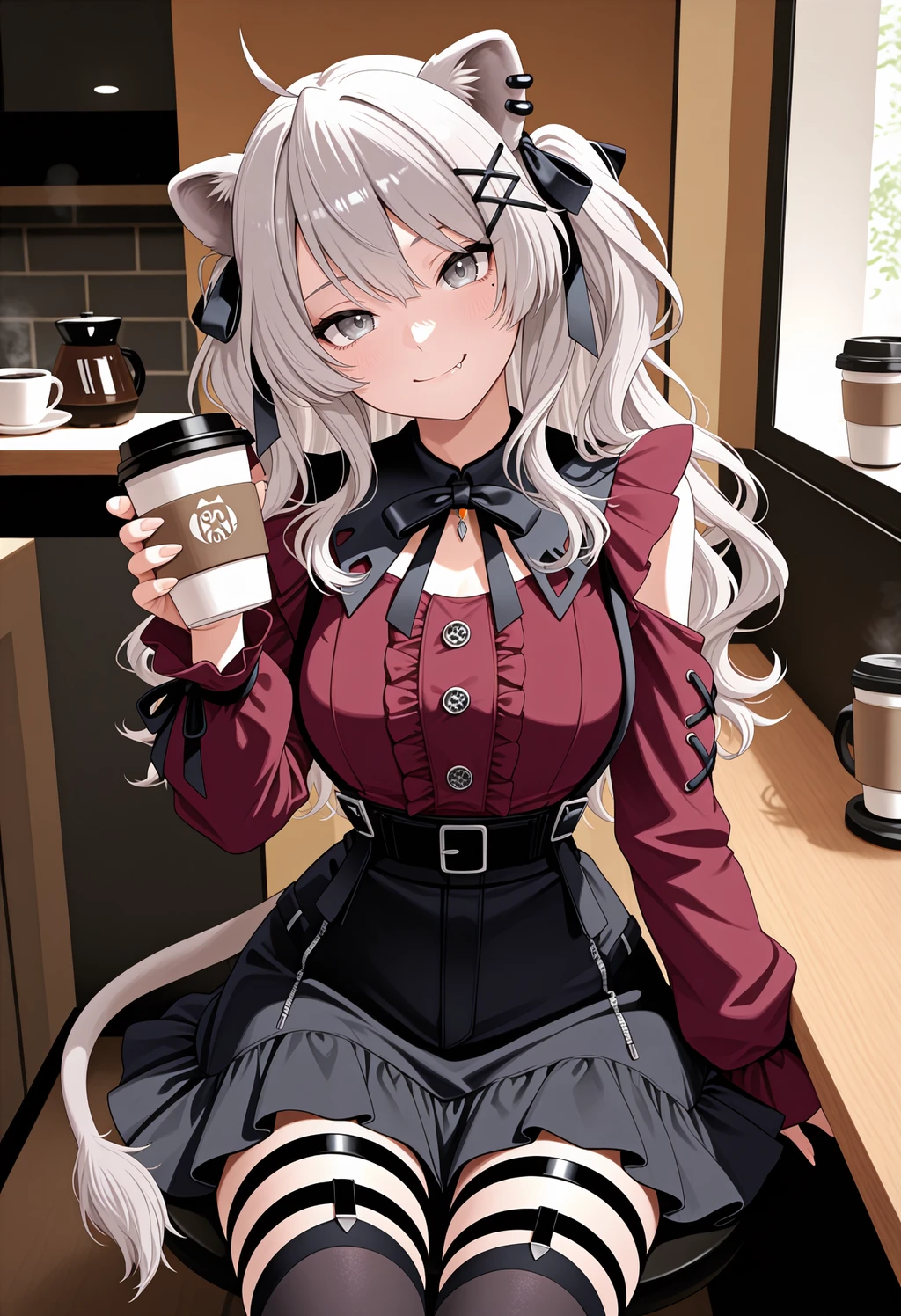 Stable Diffusion image: 1girl, solo - by ChameleonAI