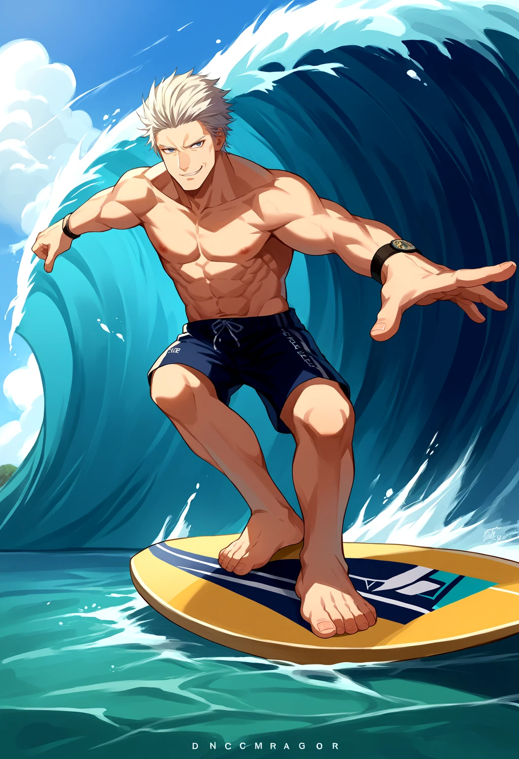 Surfing | Concept LoRA XL - by FallenIncursio