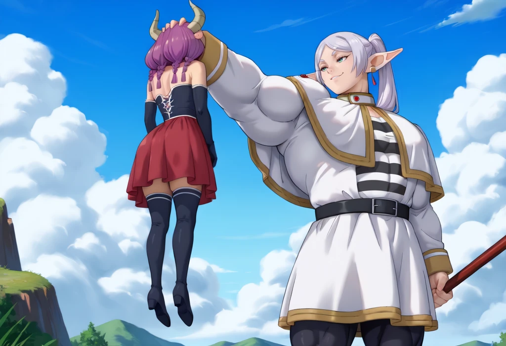 Broly Holding Goku by the Head (ChenkiNoob 0.2XL) - by miniphak