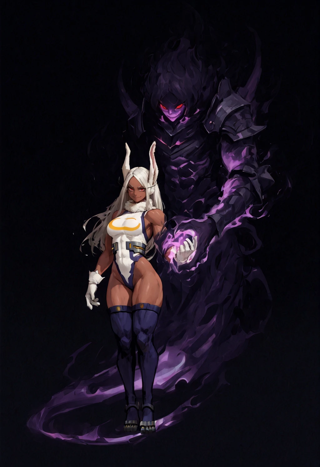 Stable Diffusion image: 1girl, long hair - by Infamous__Fish