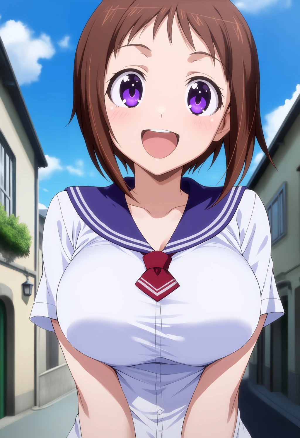 Ui Wakana/若菜 羽衣 (Okusama ga Seito Kaichou!) Anima LoRA | 3 Outfits [Anima v1.0] - by novowels